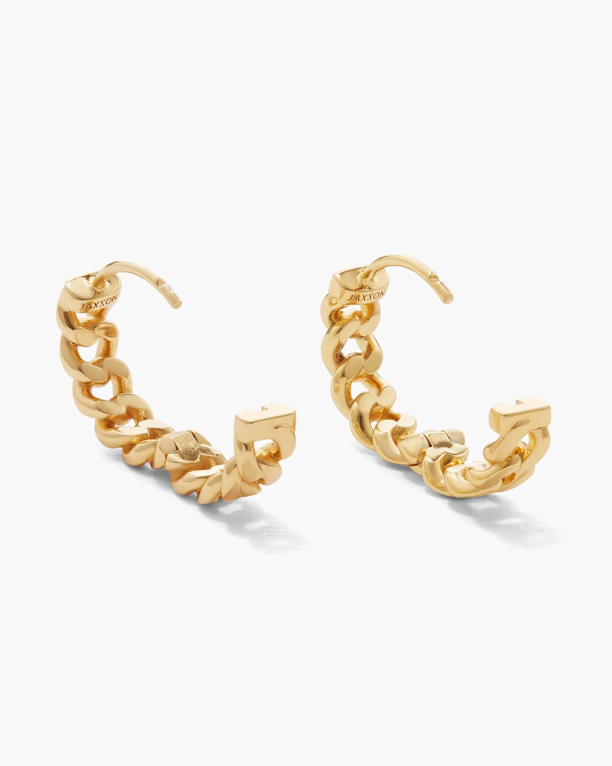 Cuban Link Earrings - Gold