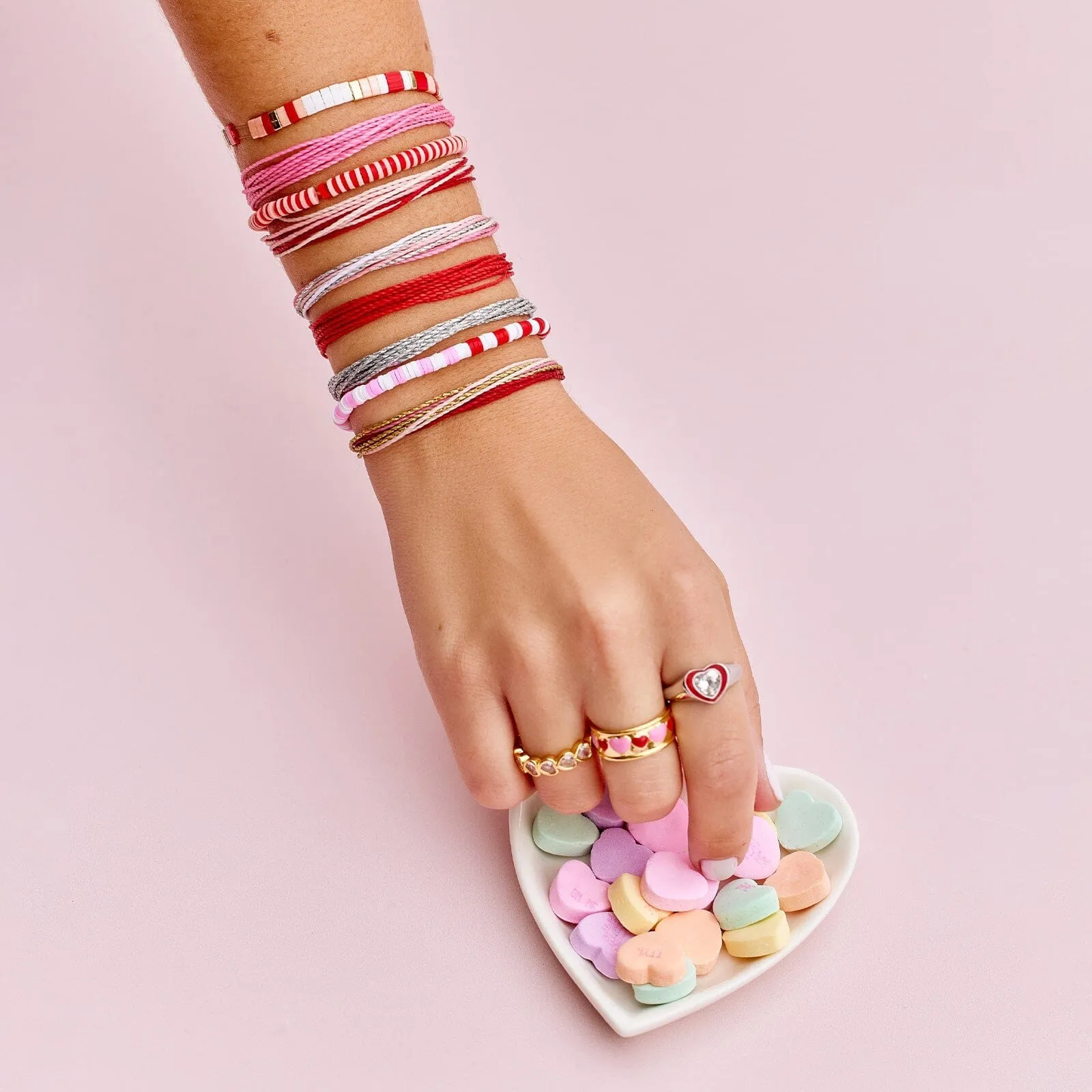 Cuteness Tile Bead Stretch Bracelet