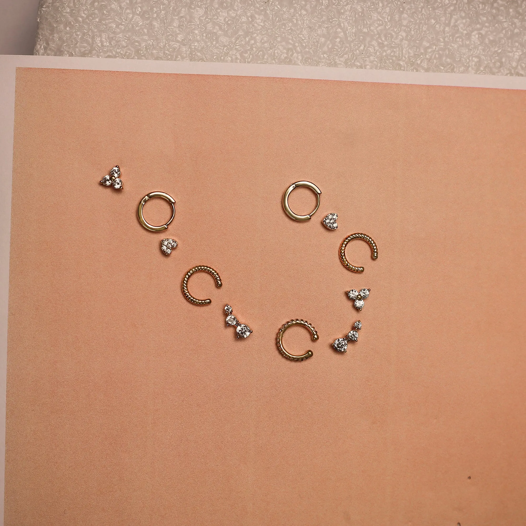Dainty Lotus Stud Earrings