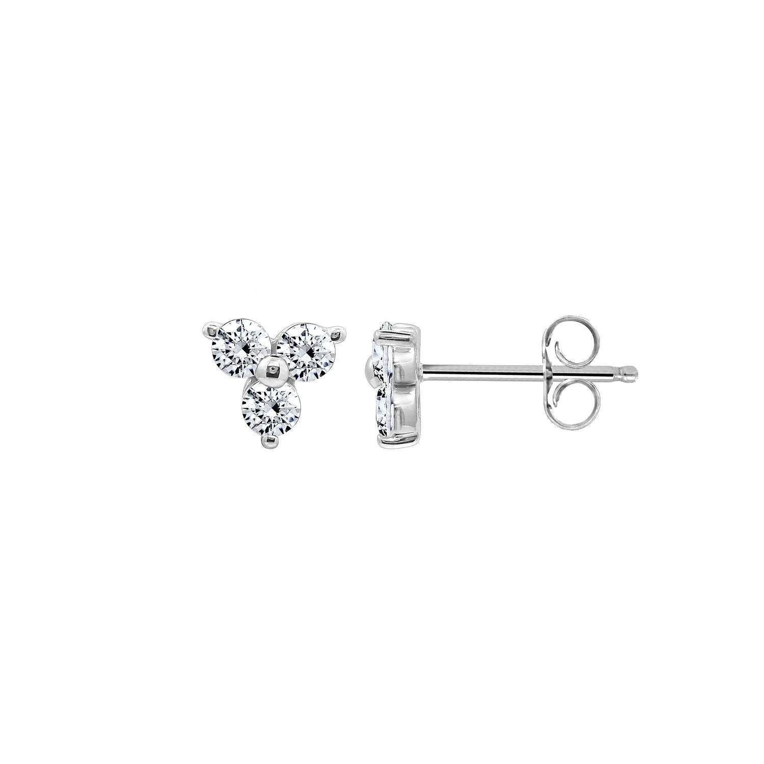 Dainty Lotus Stud Earrings