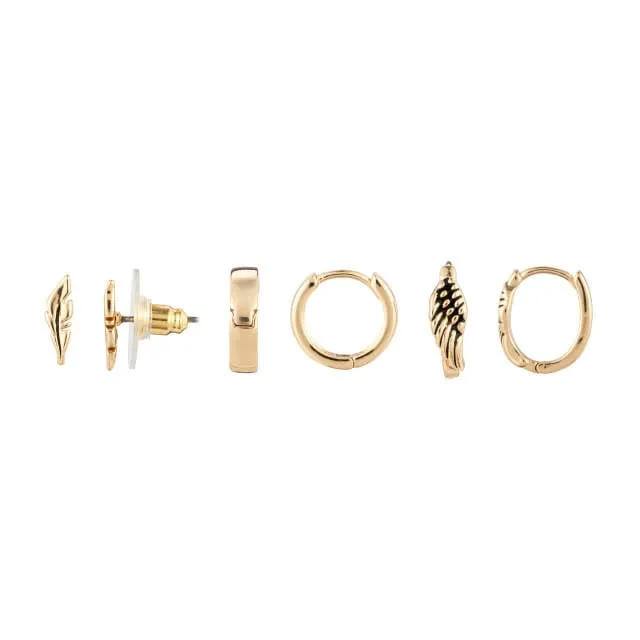 Dainty Wing Earring - Gold