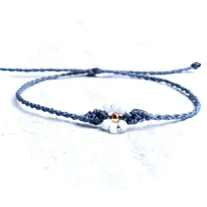 Daisy Flower Seed Bead Bracelet