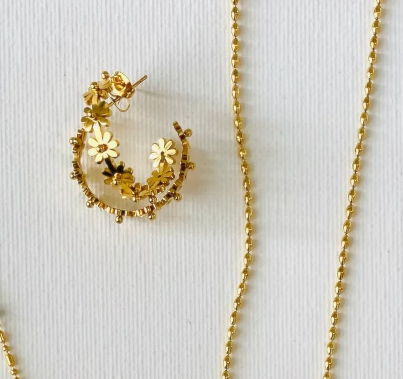 Daisy Hoops
