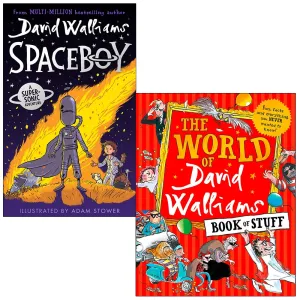 David Walliams Collection 2 Books Set (Spaceboy [Hardcover] & The World of David Walliams Book of Stuff)