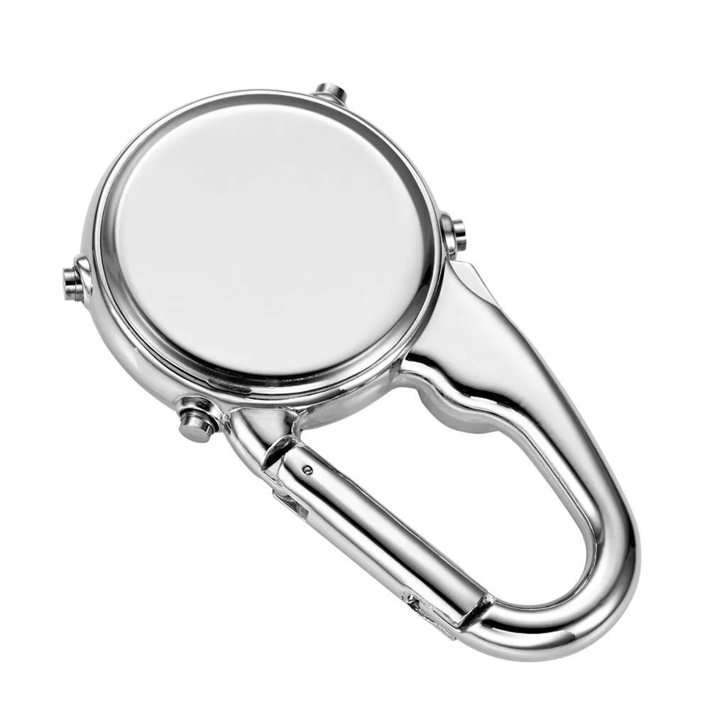 Digital Carabiner Multi-function Clip Pocket Watch