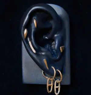 DNA Gold Link Hoop