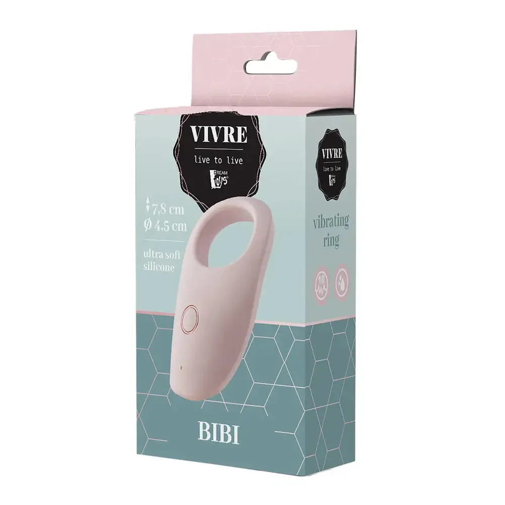 Dream Toys Silicone Pink Extra-powerful Rechargeable Cock Ring