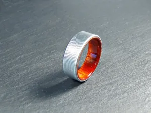 Duality (Bloodwood) - Men's Titanium and Wood Wedding Band