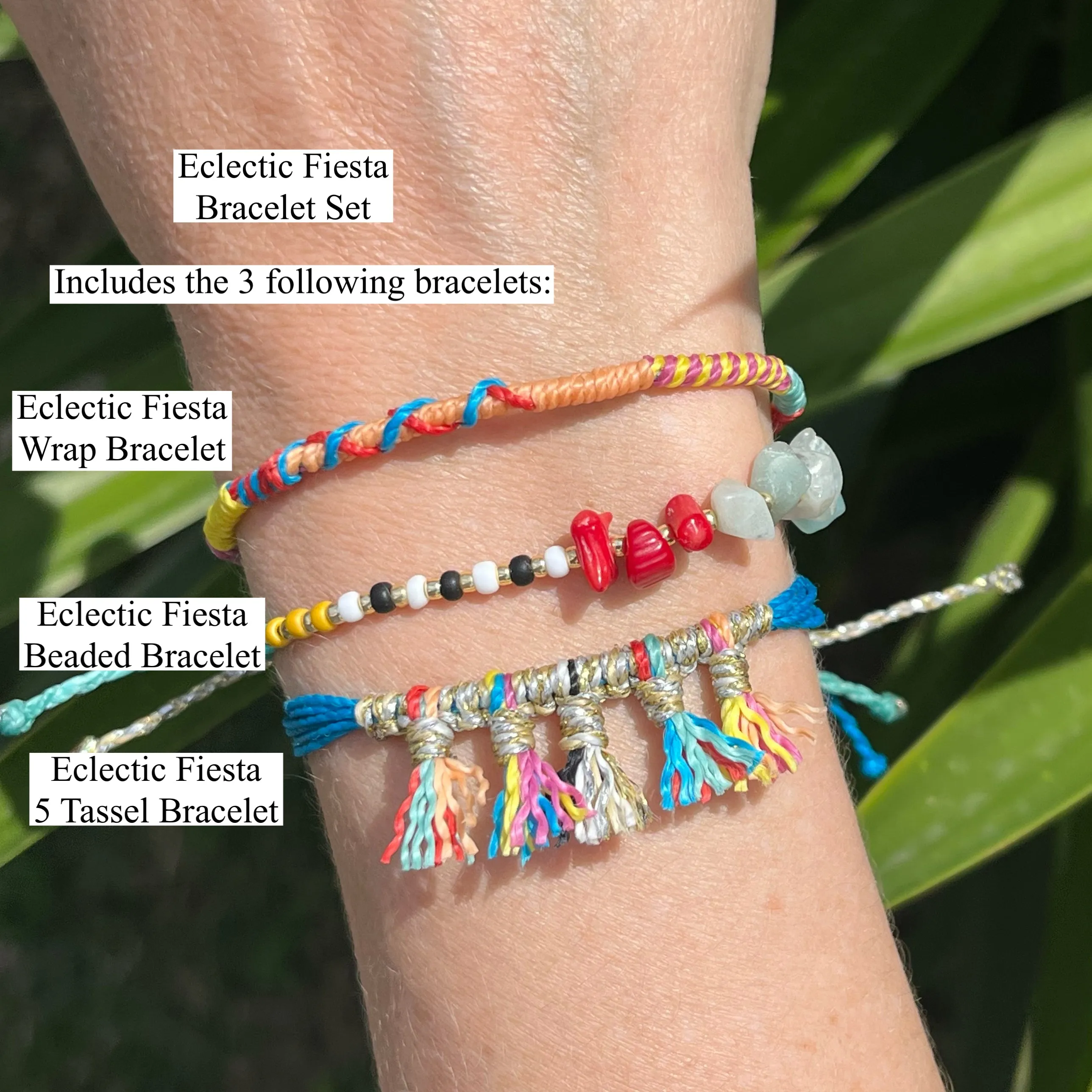 Eclectic Fiesta Tassel Bracelet - Costa Fiesta Summer ‘23 Collection