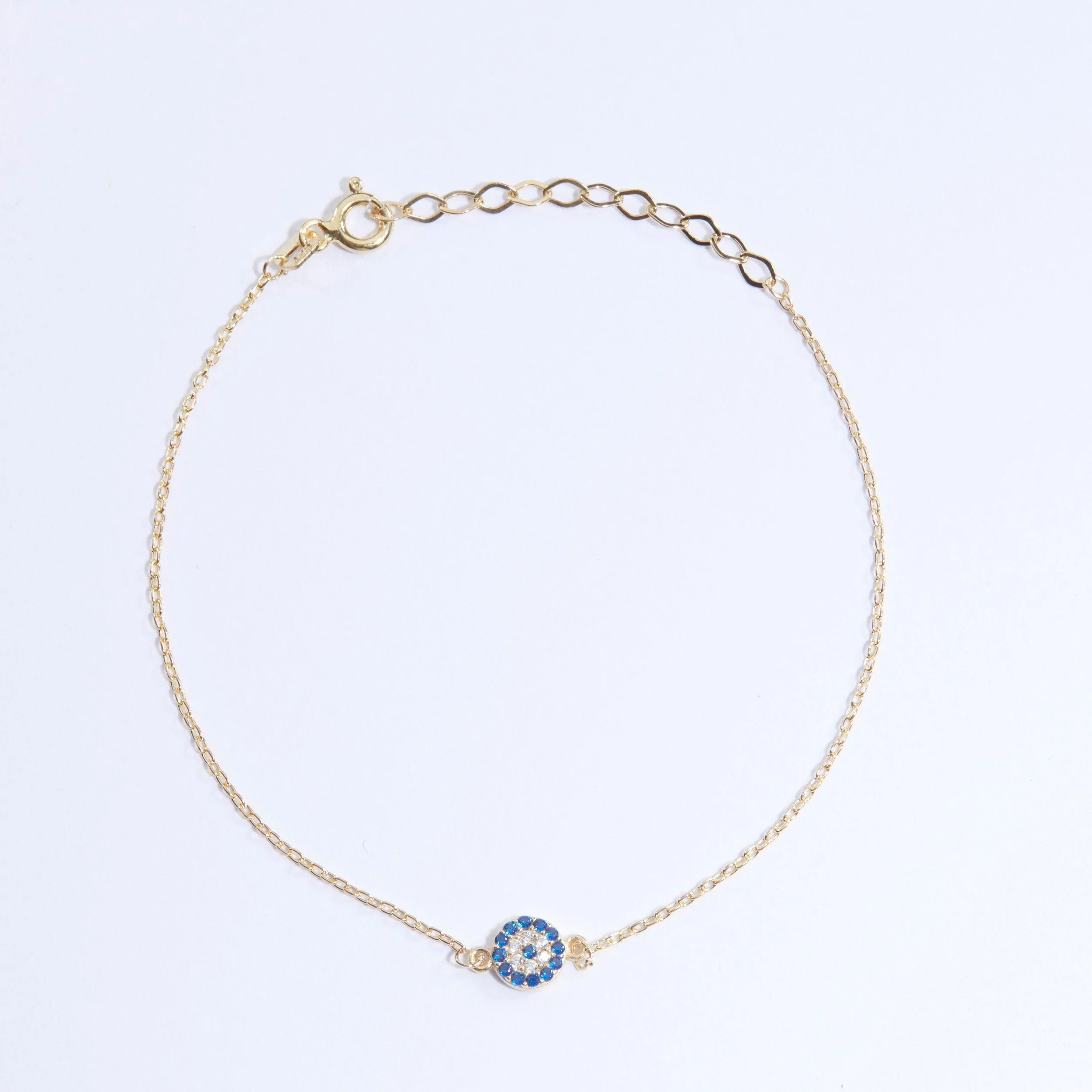 Evil Eye Bracelet - 18K Gold Vermeil