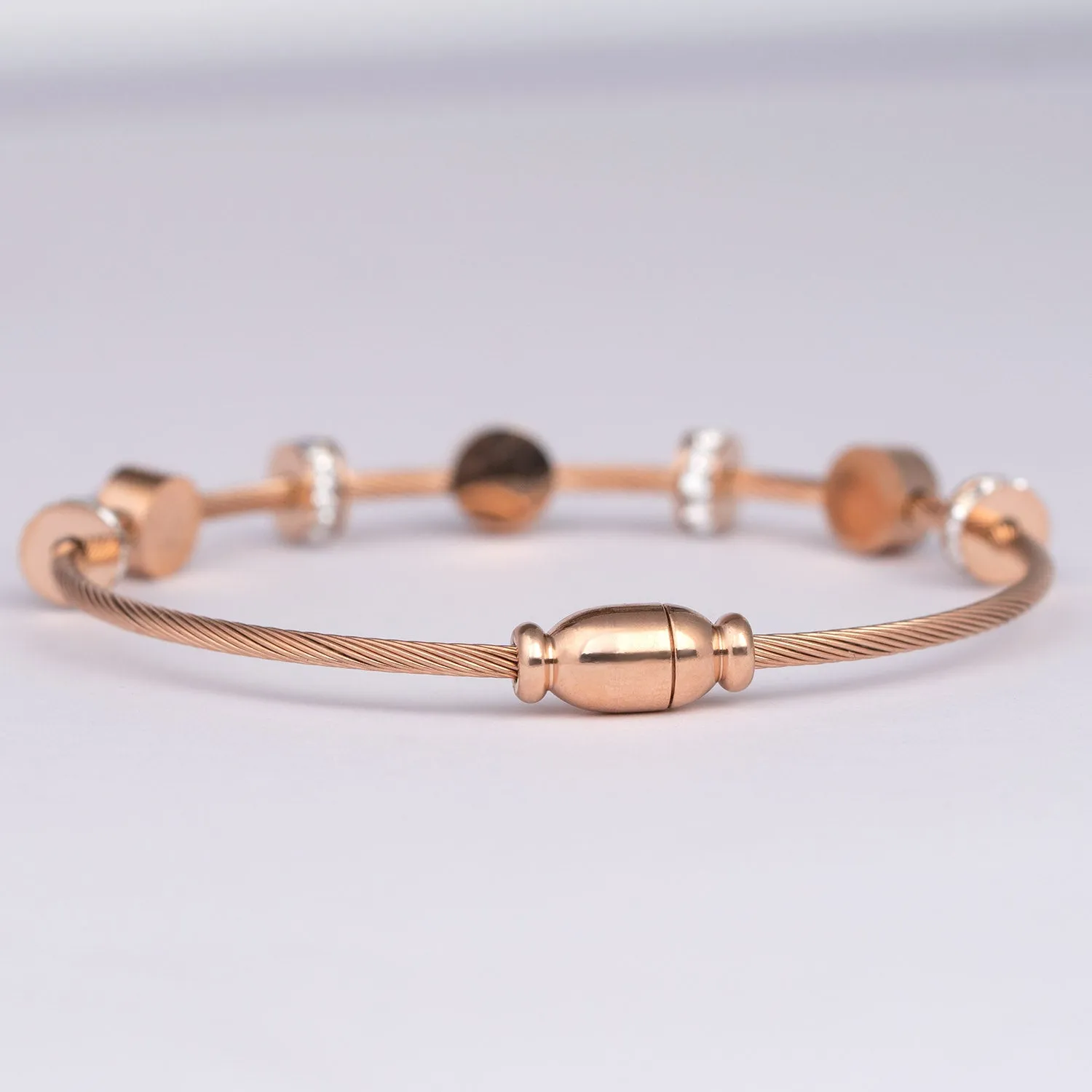 Evil Eye Diamond Magnetic Bracelet