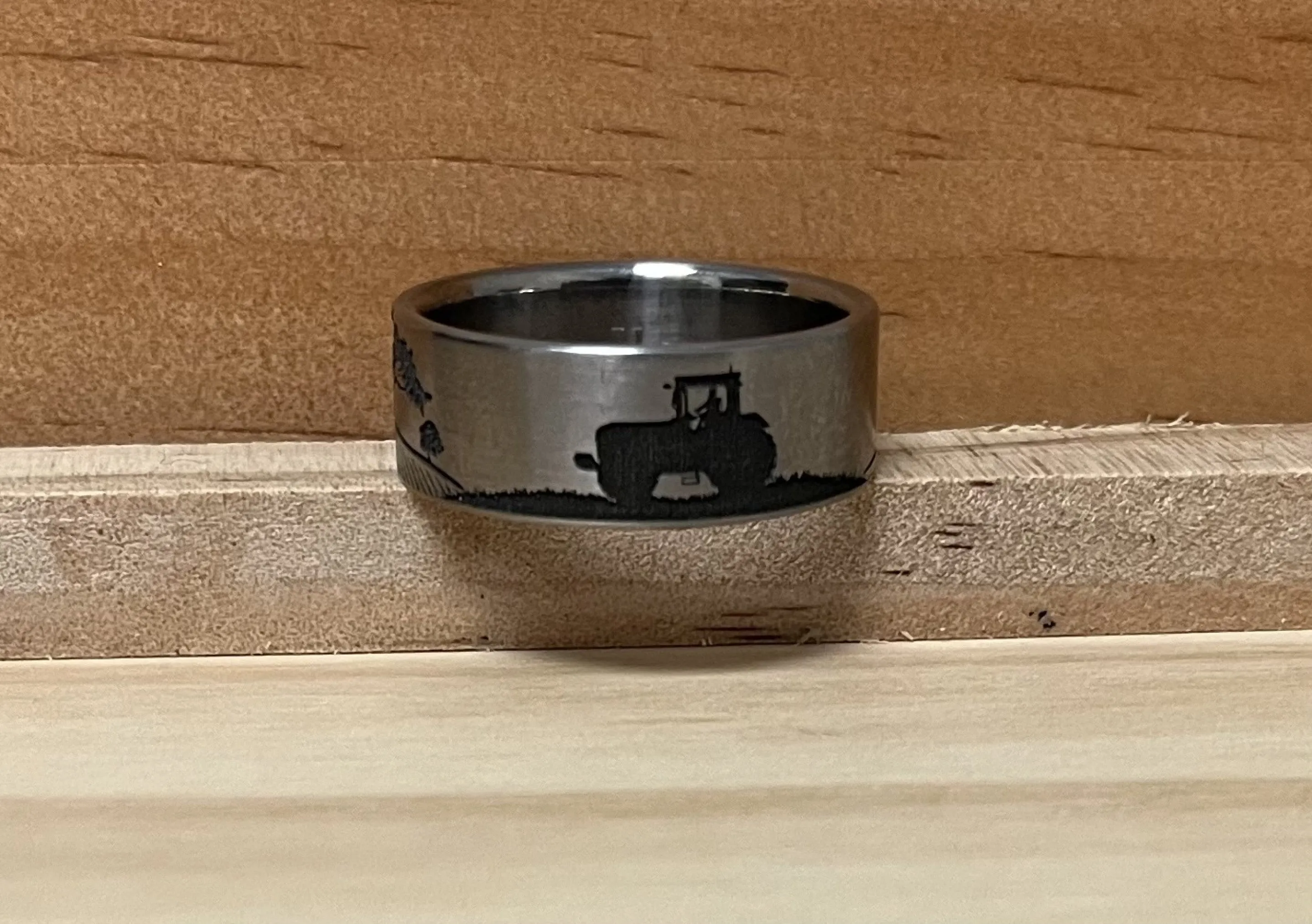 Farmer Tractor Scene Ring