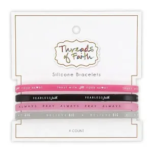 Fearless Silicone Bracelet Set