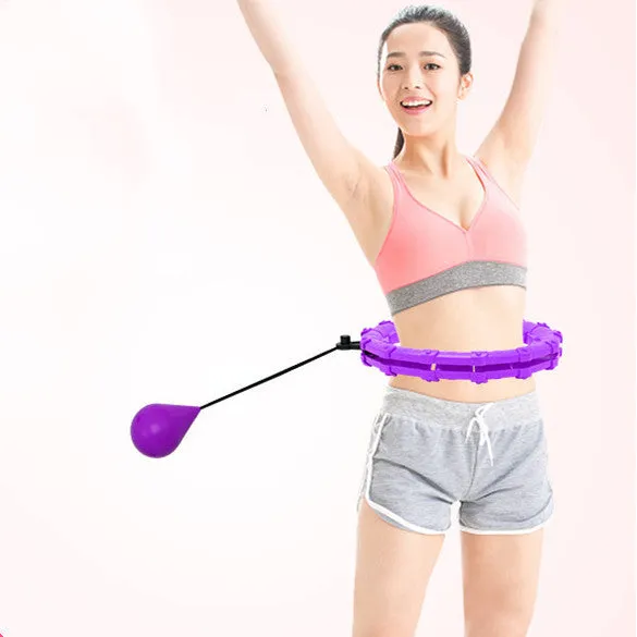 Fitness Ring Adjustable Sport Hoops – Abdominal Waist Exercise, Detachable Massage Hoops for Weight Loss, Gym & Home Training