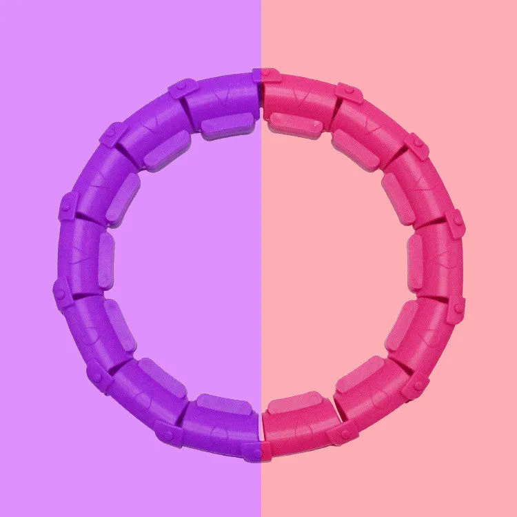 Fitness Ring Adjustable Sport Hoops – Abdominal Waist Exercise, Detachable Massage Hoops for Weight Loss, Gym & Home Training