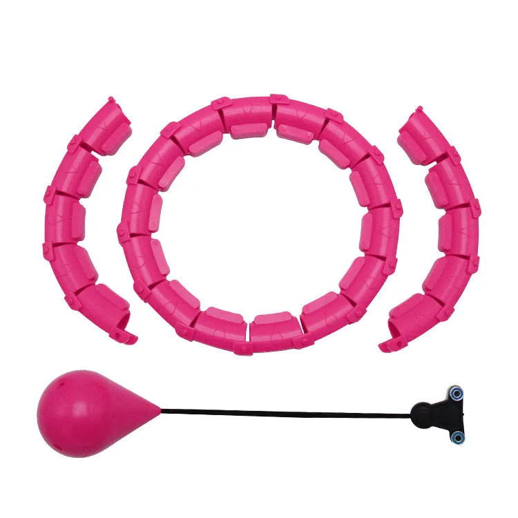 Fitness Ring Adjustable Sport Hoops – Abdominal Waist Exercise, Detachable Massage Hoops for Weight Loss, Gym & Home Training