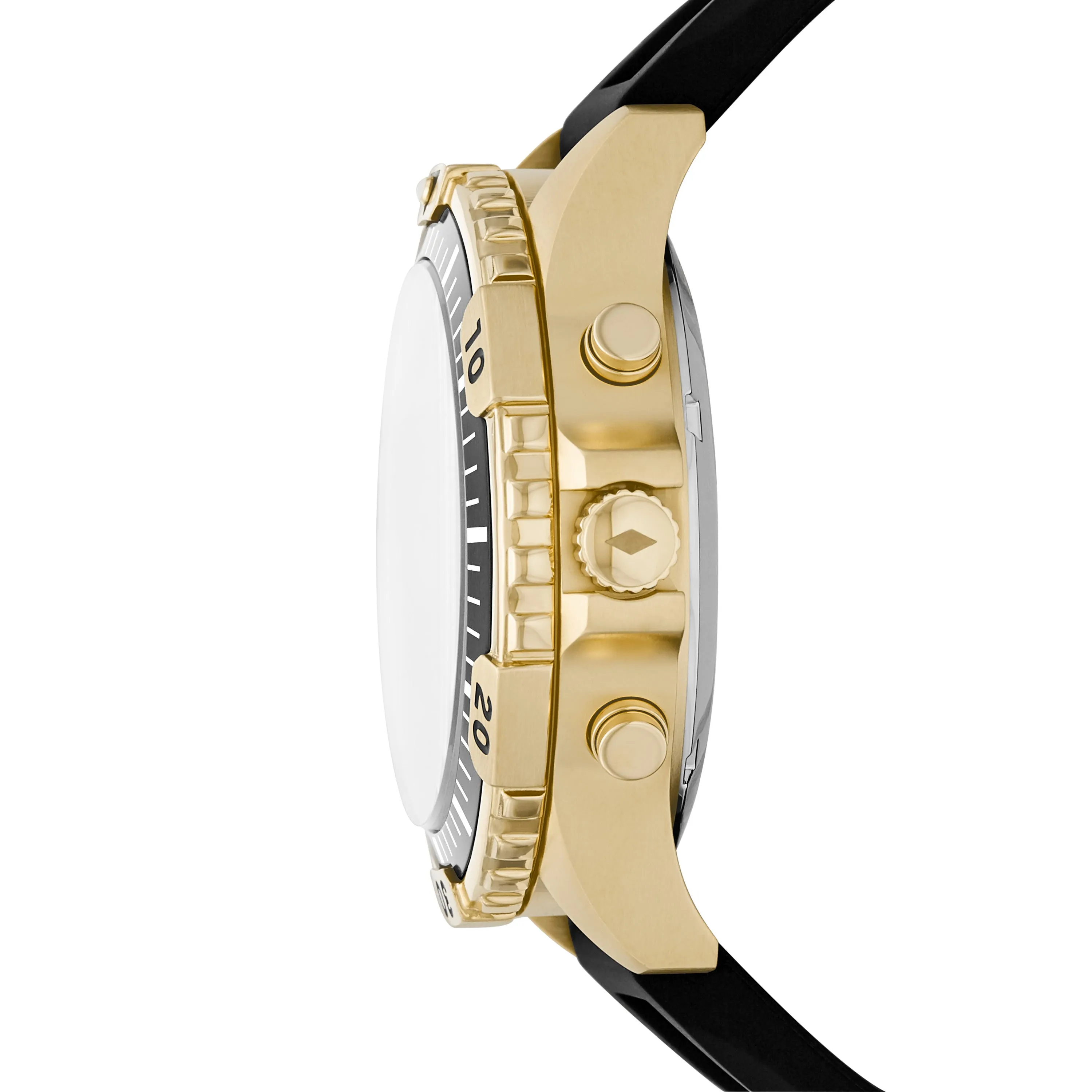 Garrett Analog-Digital Black Silicone Watch