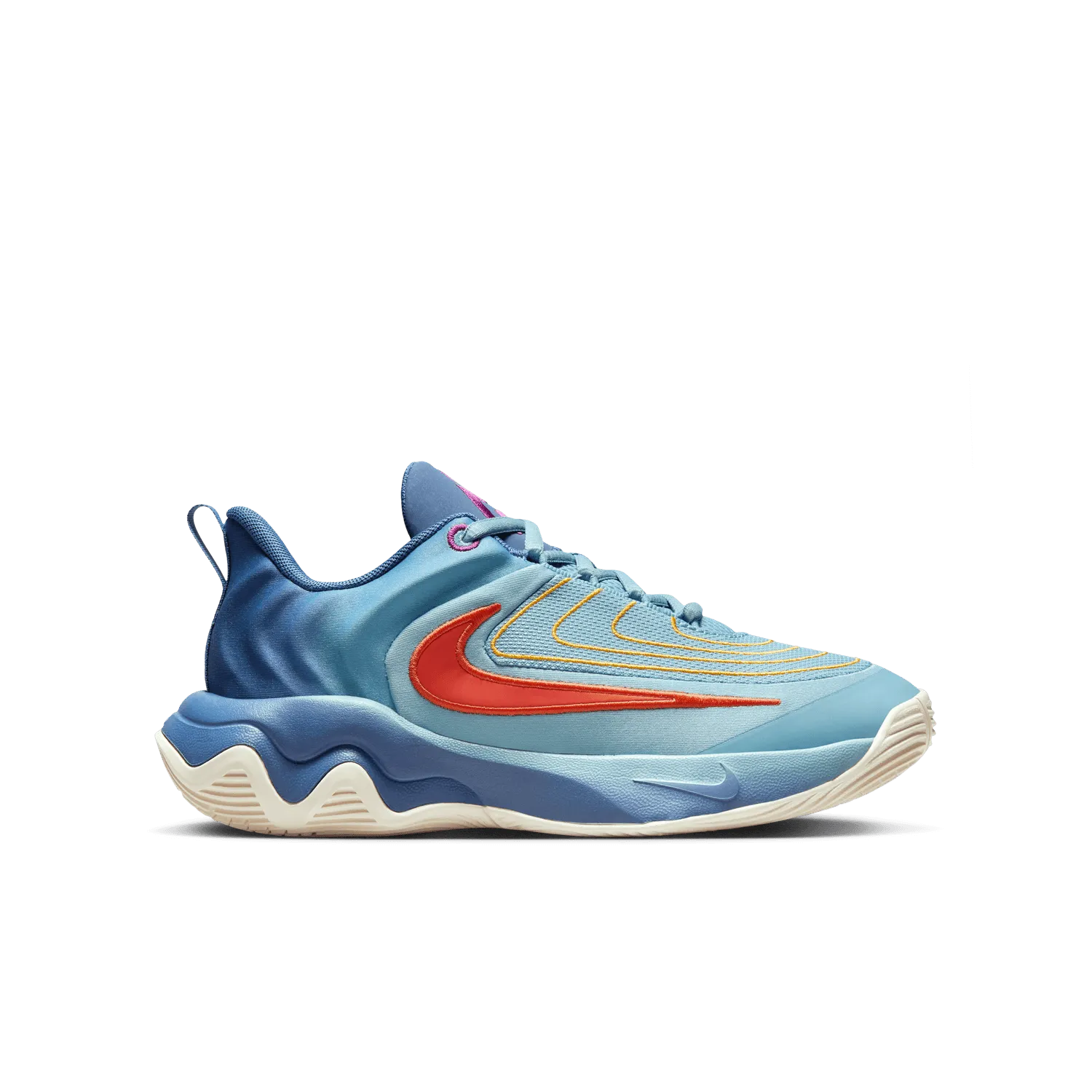 Giannis Immortality 4 Big Kids' Basketball Shoes (GS) 'Denim/Turquoise/Cosmic Clay'
