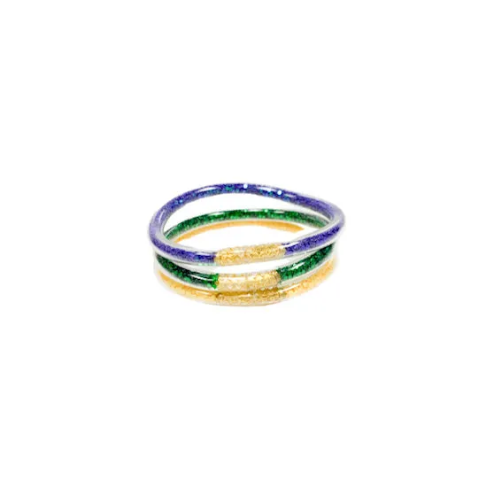 Girls Purple, Green, Yellow Waterproof Bracelets