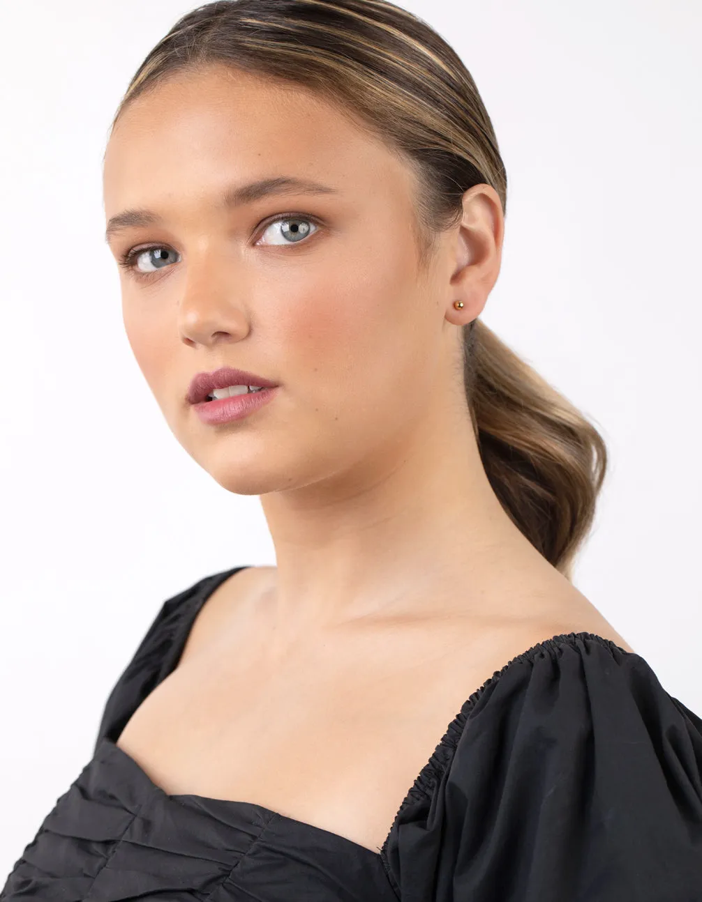 Gold Plated Sterling Silver Mini Studs & Hoop Earring Pack