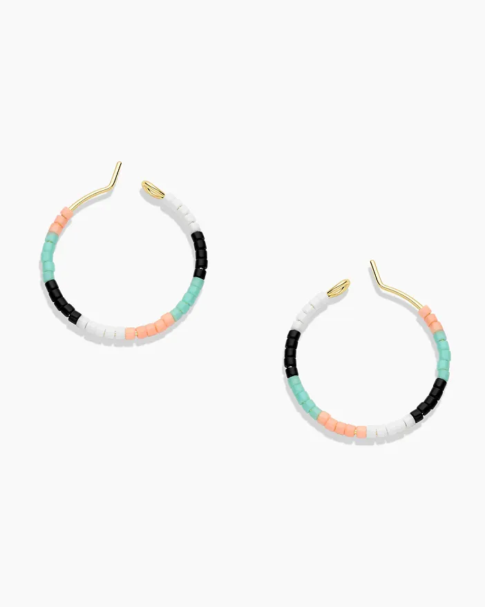 Gorjana Gigi Stripe Hoops