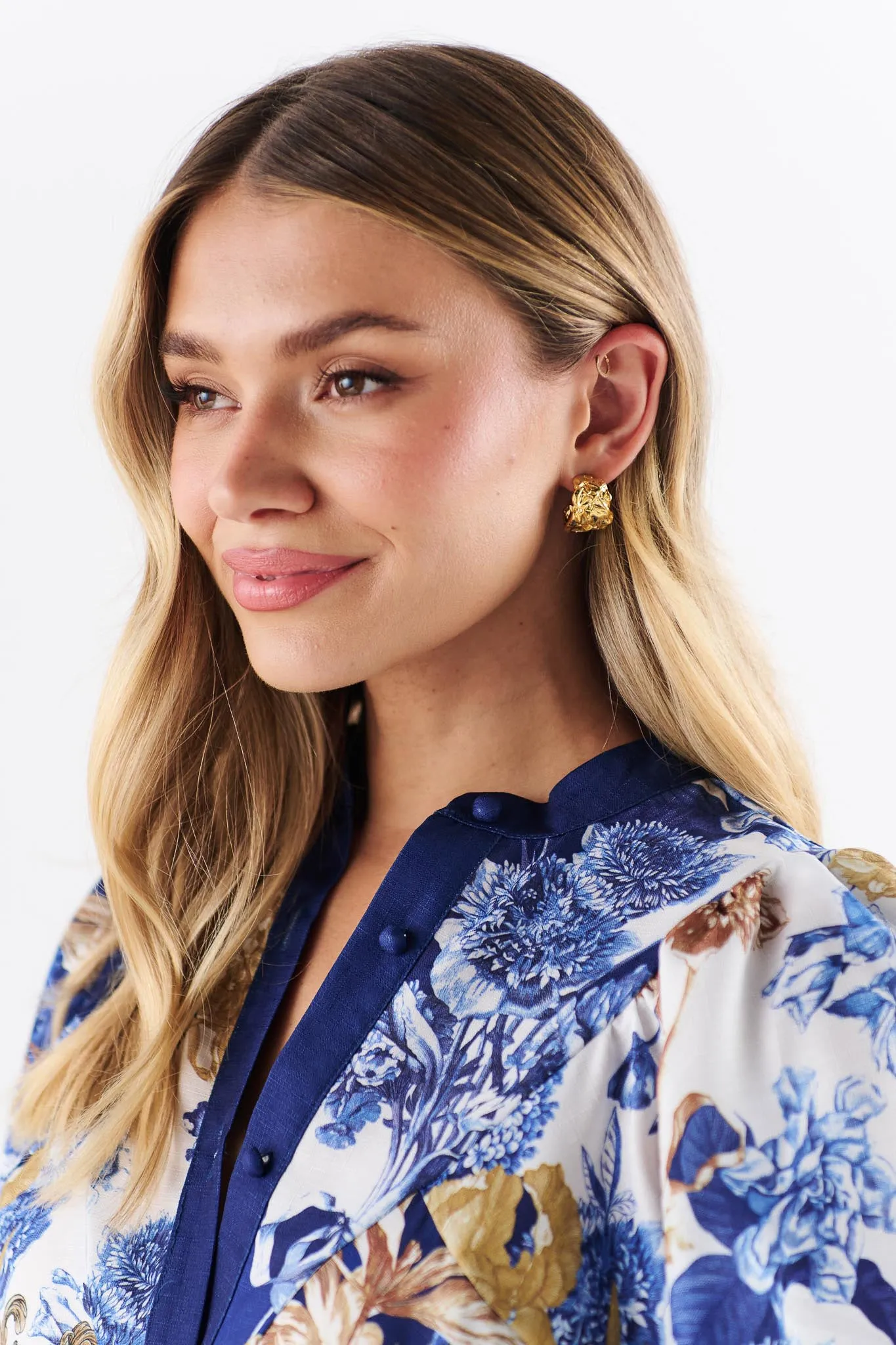 Halo Molten Earring