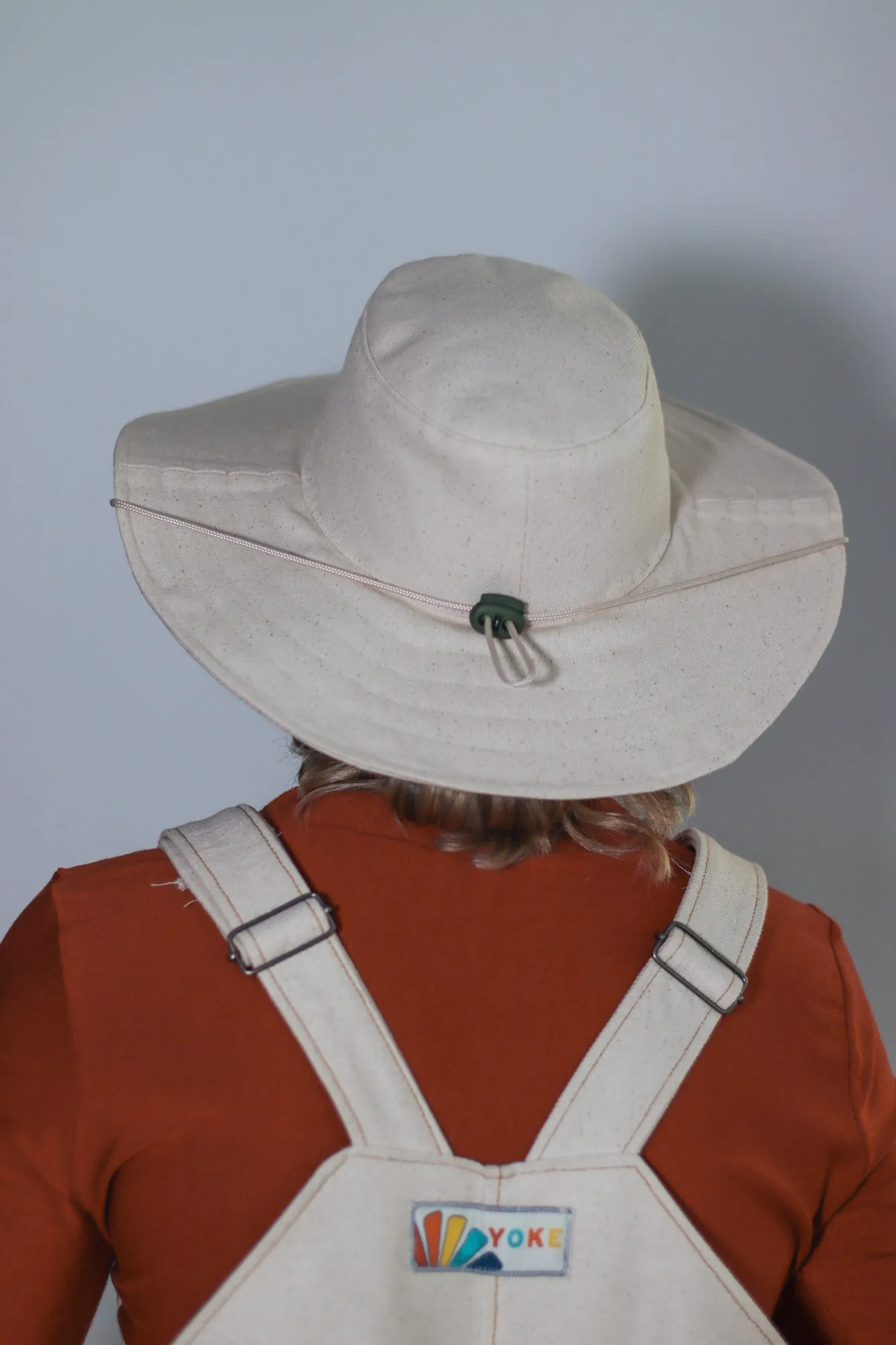 Handmade Wide Brim Drawstring Hat | YOKE
