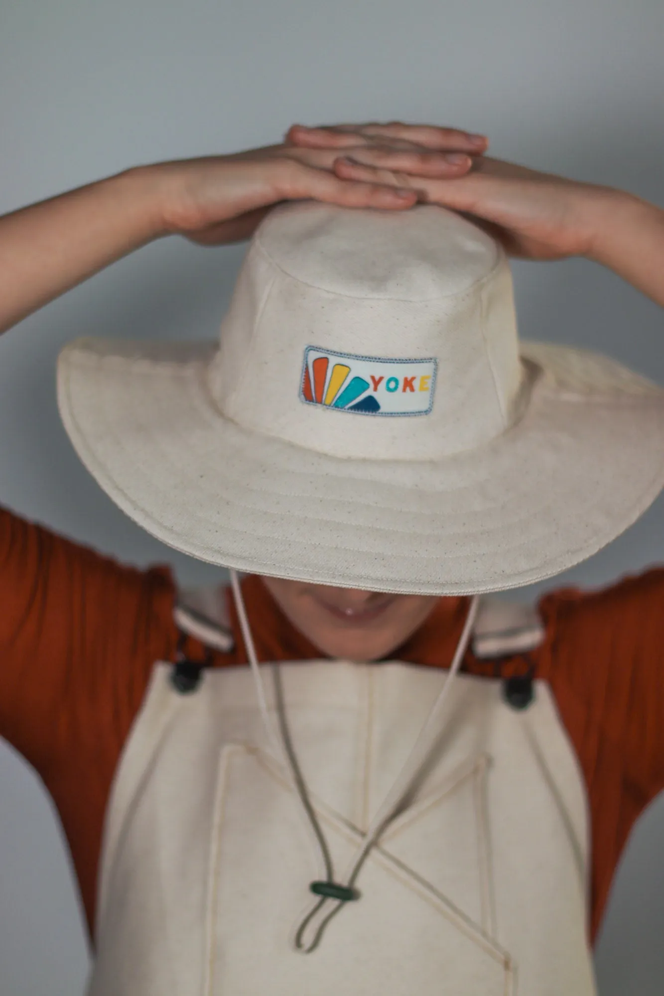 Handmade Wide Brim Drawstring Hat | YOKE