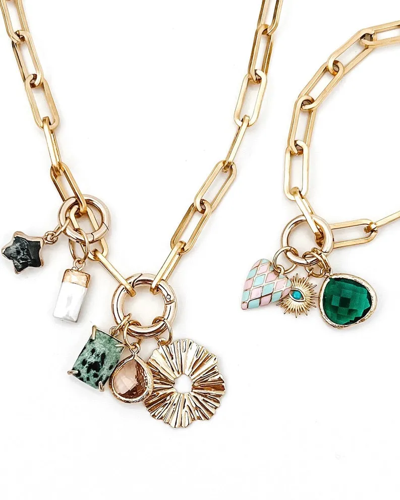Jolie Charm Necklace & Bracelet