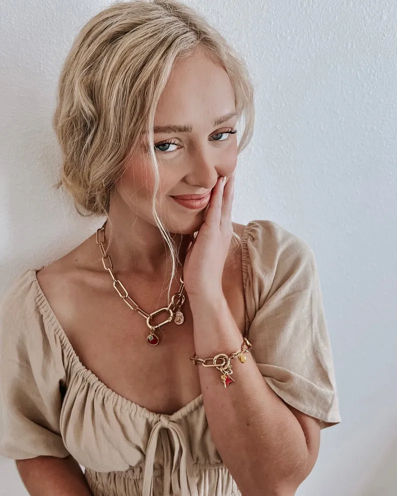 Jolie Charm Necklace & Bracelet