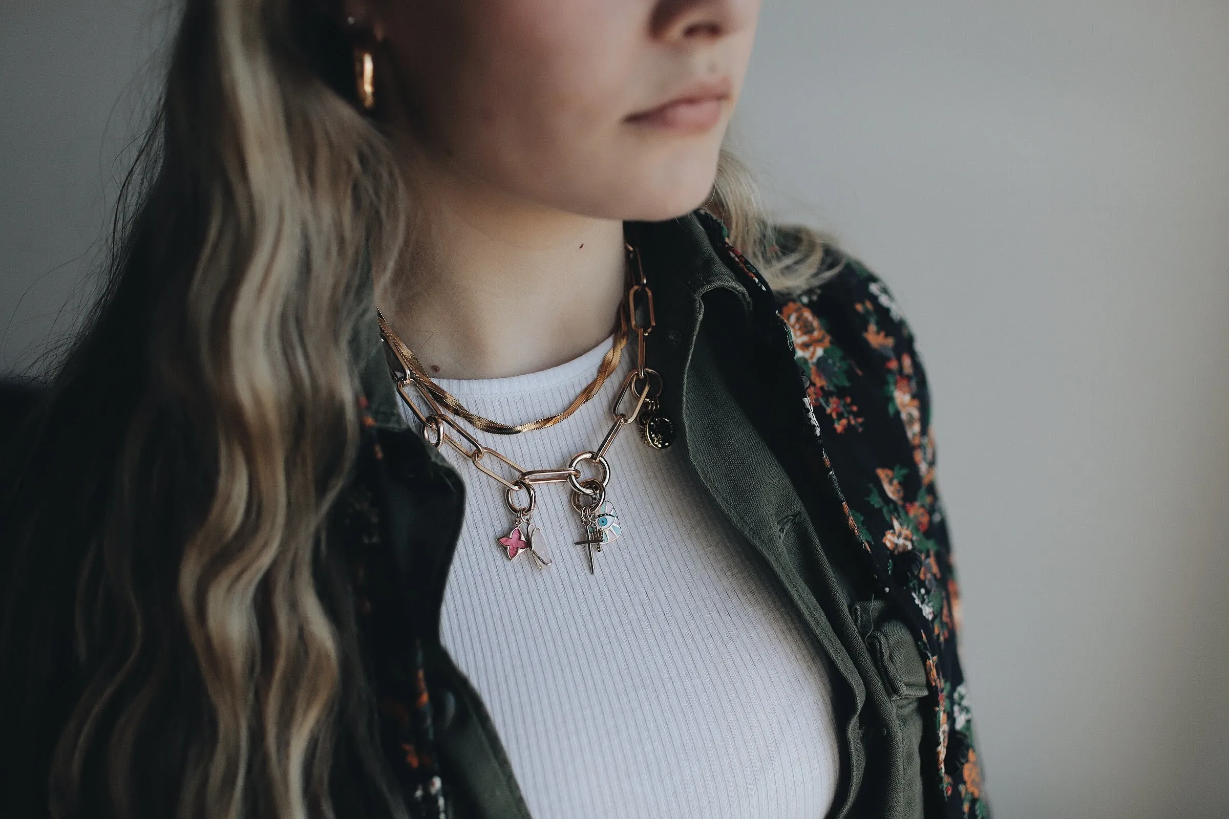 Jolie Charm Necklace & Bracelet