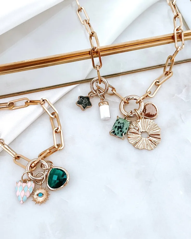 Jolie Charm Necklace & Bracelet