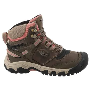 Keen Ridge Flex Mid WP Leather Textile Women's Ankle Boots