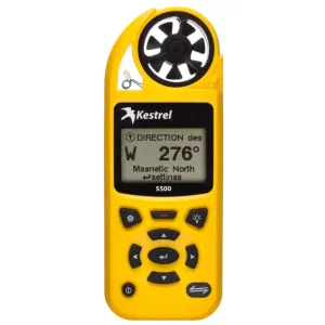 Kestrel 5500 Pocket Weather Station With Compass And Wind Vane Kit