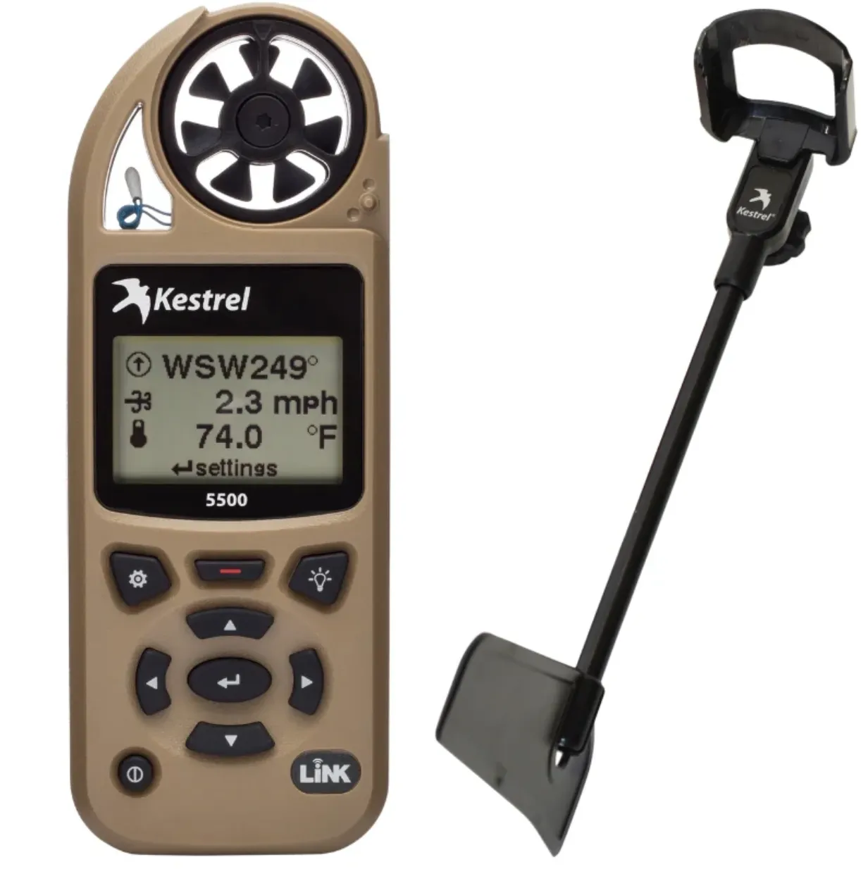 Kestrel 5500 Pocket Weather Station With Compass And Wind Vane Kit