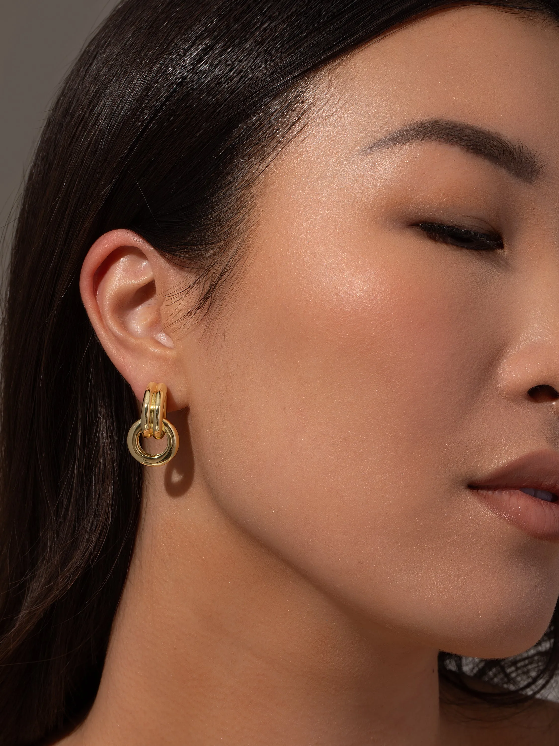 Knotted Hoop Earrings