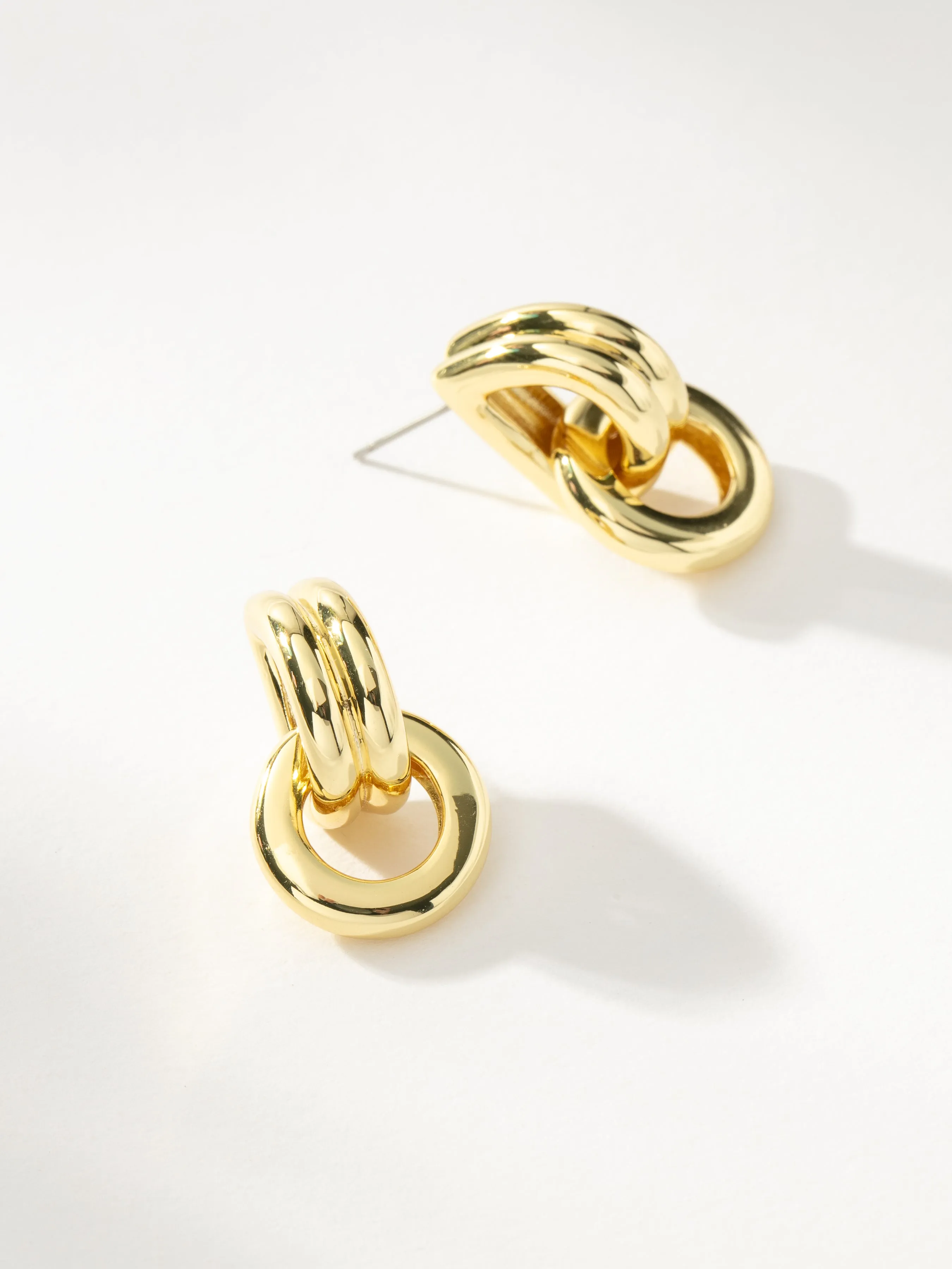 Knotted Hoop Earrings
