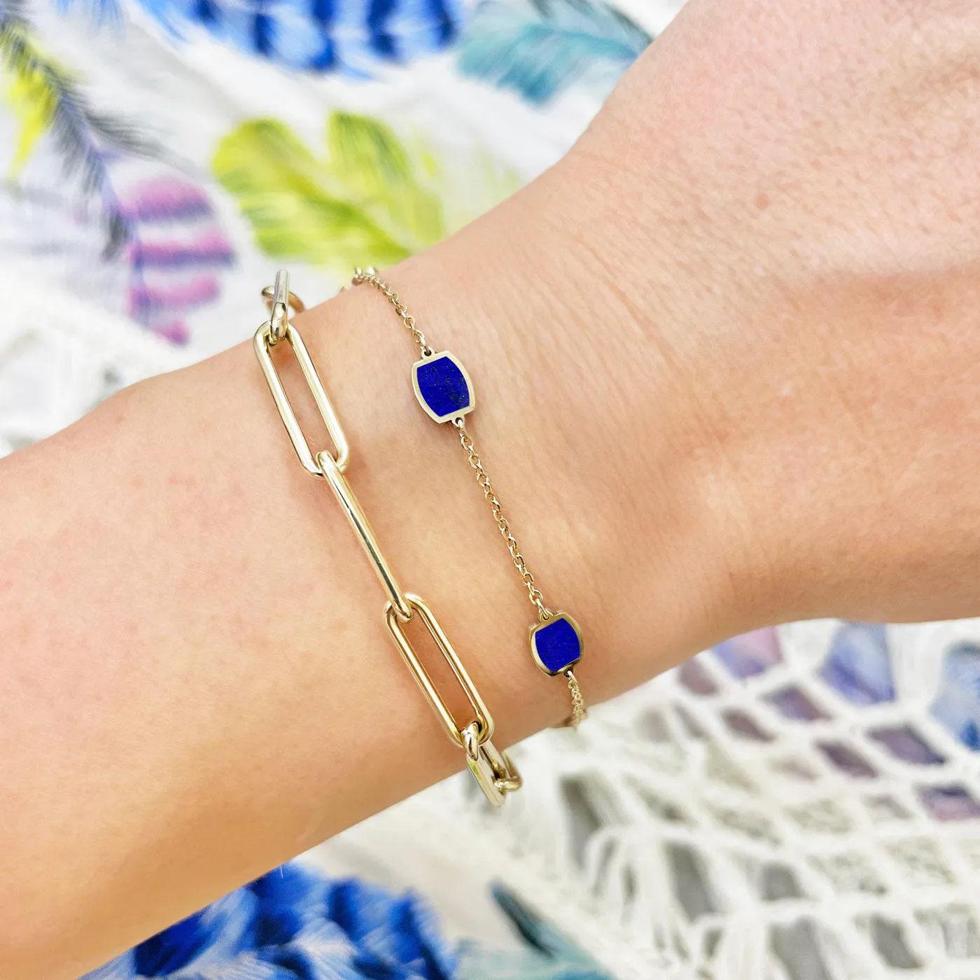Lapis Icon Bracelet