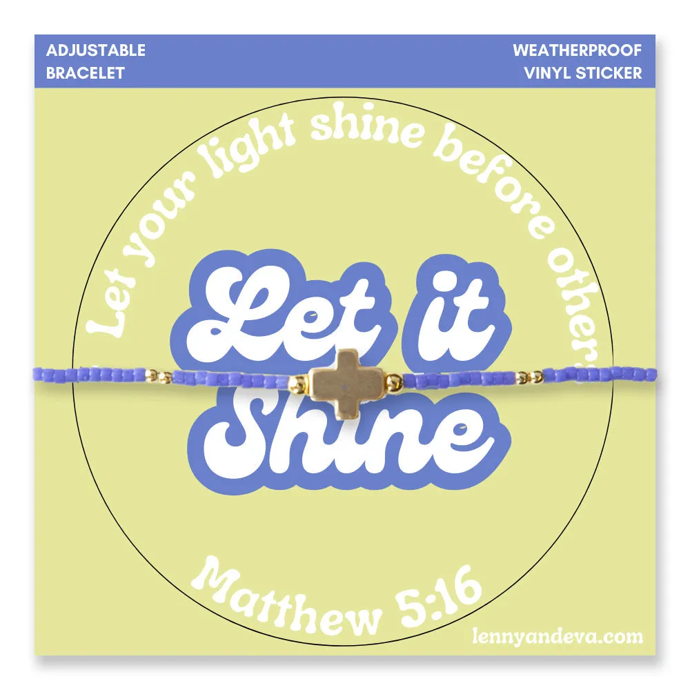 Let It Shine Bracelet/Sticker Set