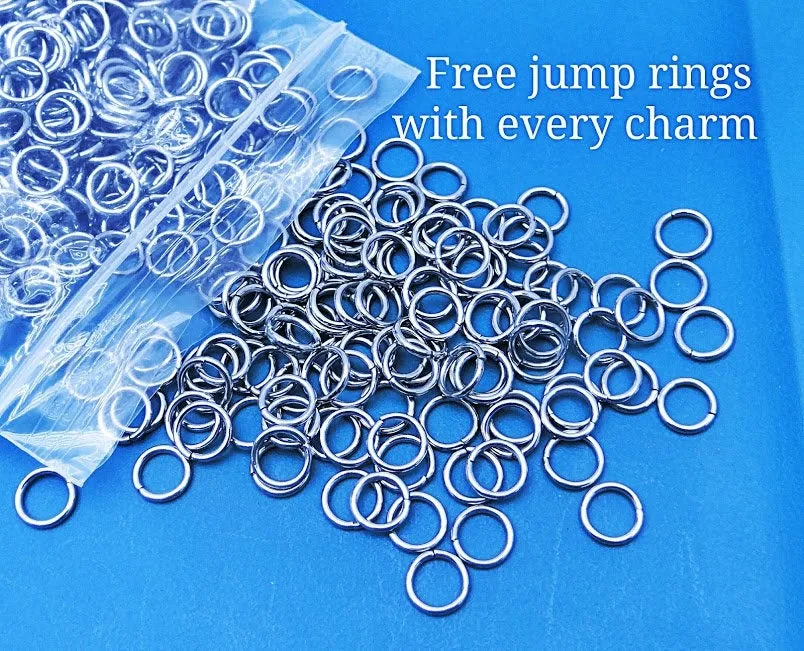 Let the adventure begin, adventure, adventure charm, Steel charm 20mm very high quality..Perfect for DIY projects