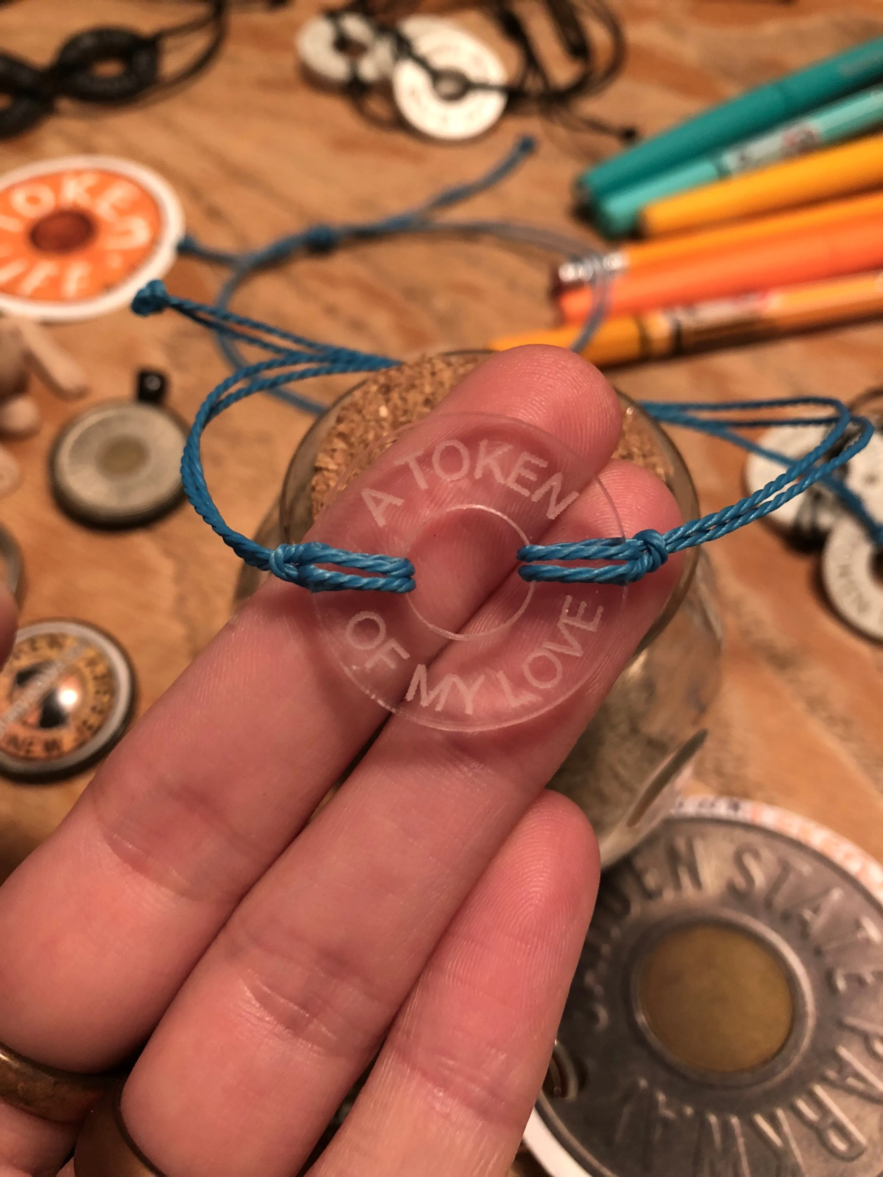 LIFE IS FOR THE TOKEN >> String Bracelets