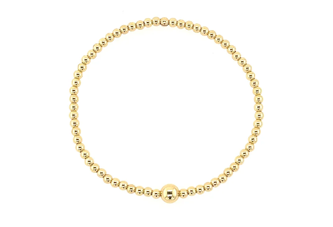 LILA | Stretchy Anti-tarnish 14K Gold Filled Bracelet