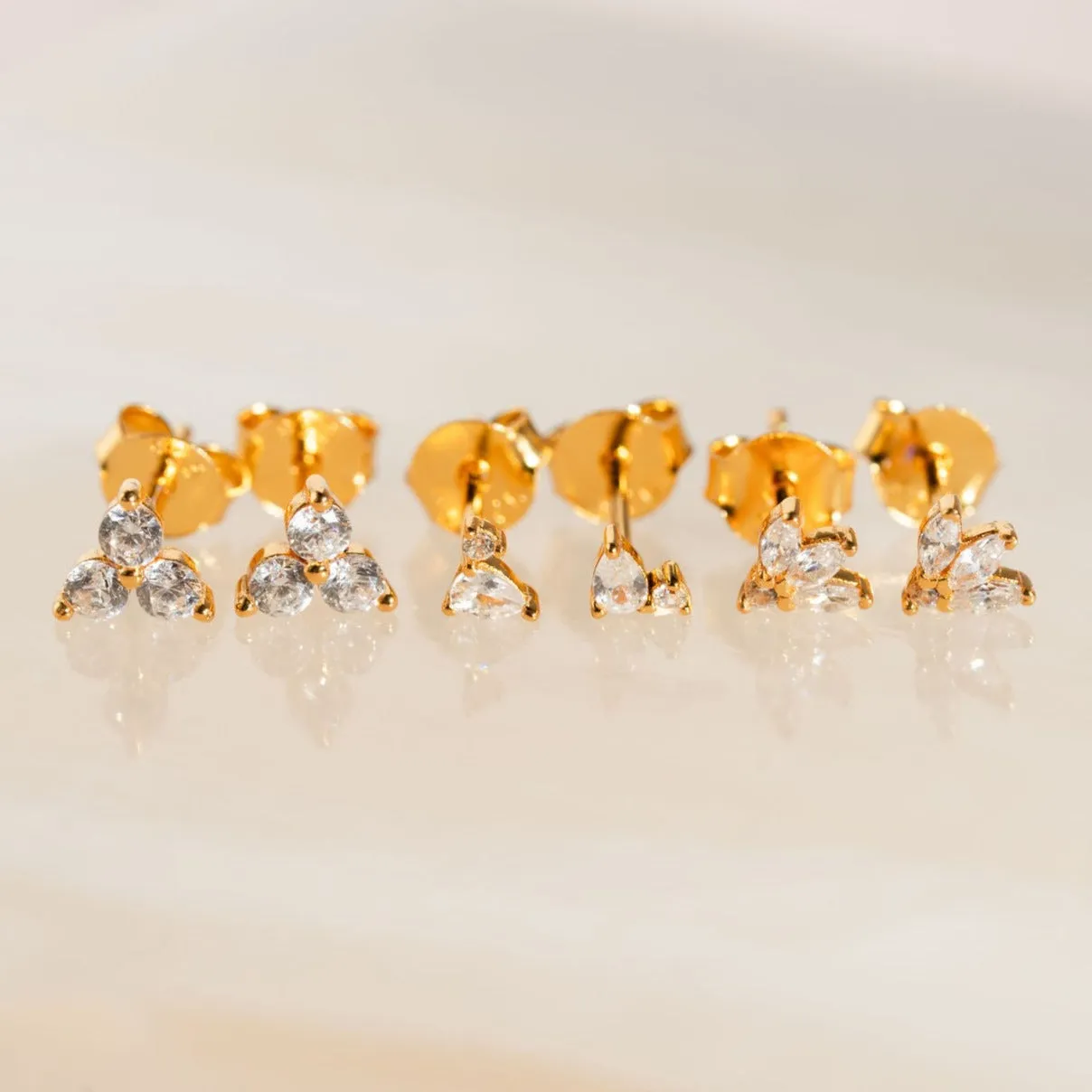 Lotus Stud Earring