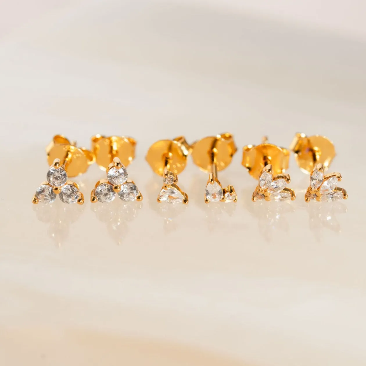 Lotus Stud Earring