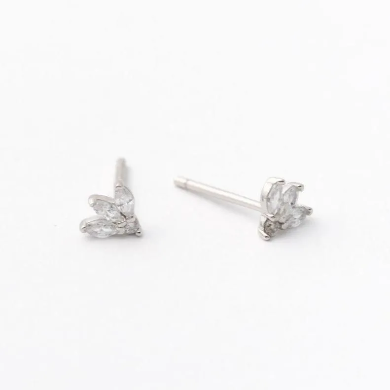 Lotus Stud Earring