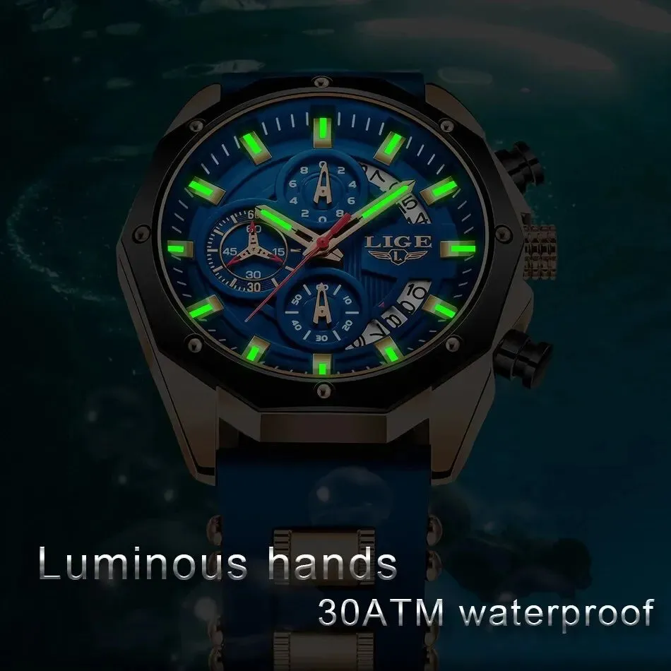 Luxury Silicone Men Watches