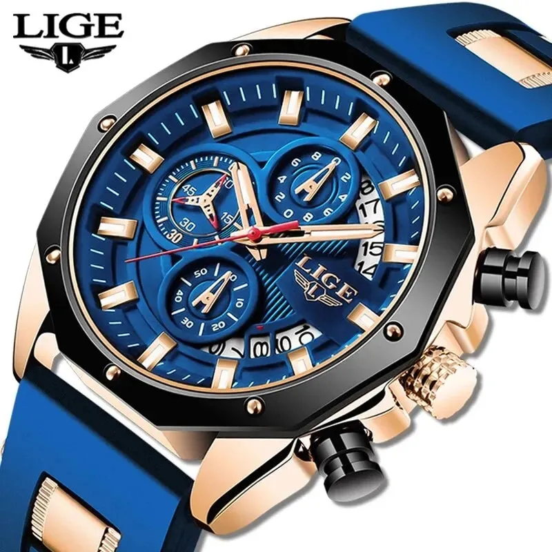 Luxury Silicone Men Watches