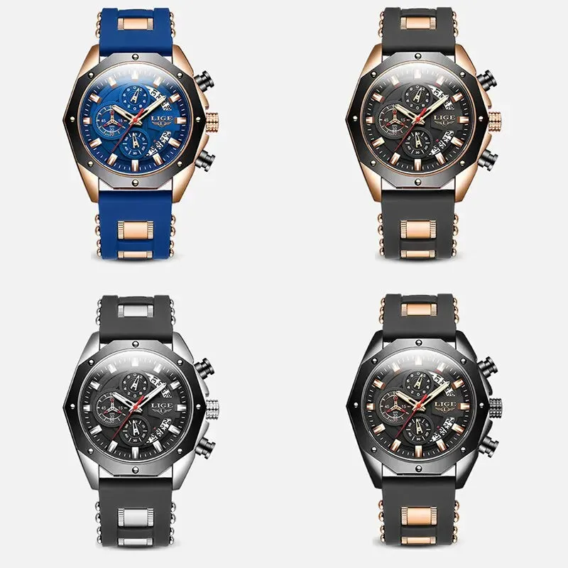 Luxury Silicone Men Watches