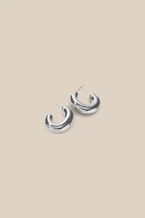 MARIANNA HOOPS - SILVER