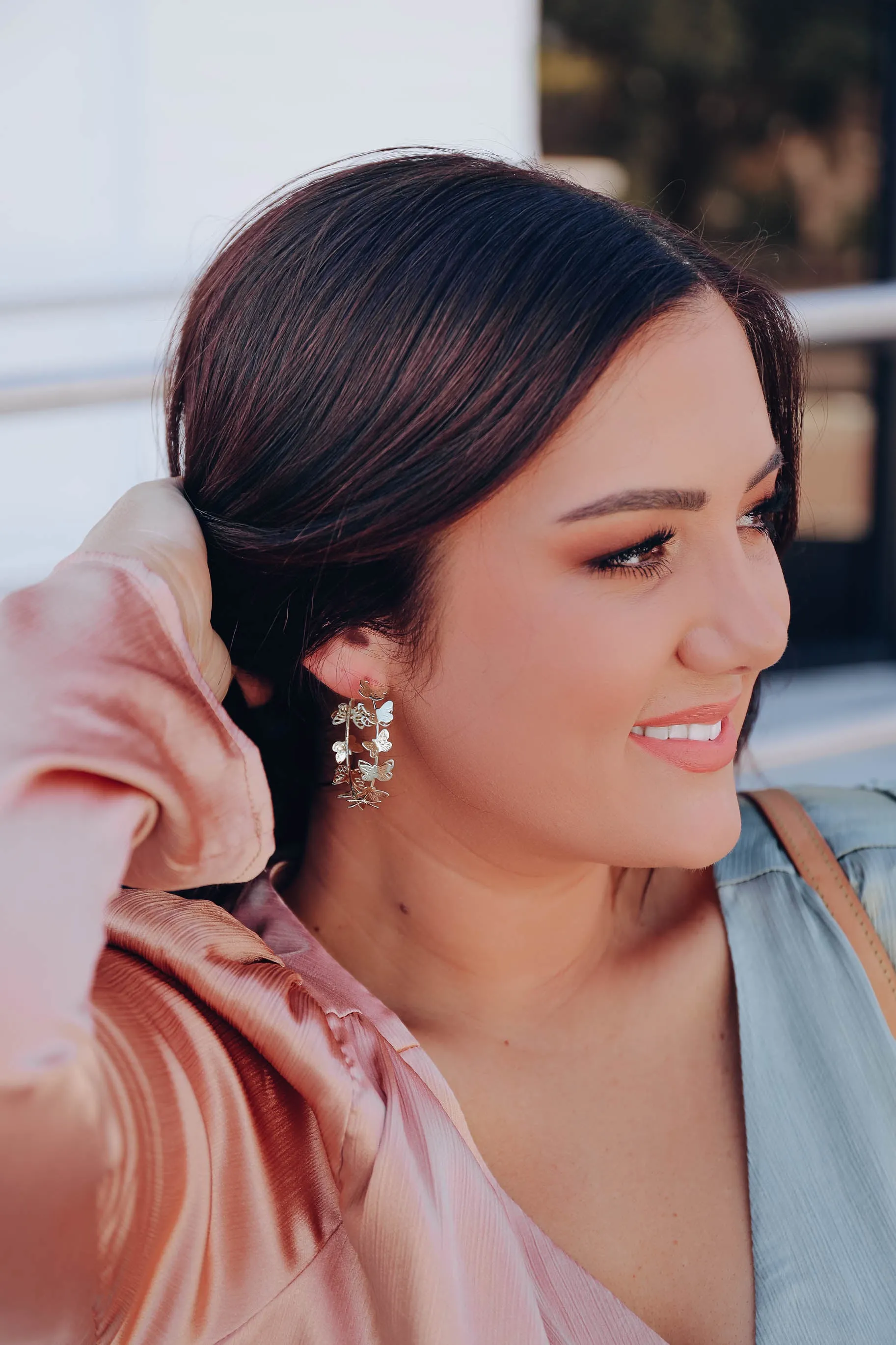 Martina Butterfly Hoops